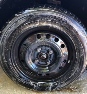 Clean and shiny tire | TC's Mobile Detailing | Lakeland Florida | Outshine The Rest