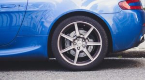 Blue car with clean wheels | TC's Mobile Detailing | Lakeland FL | Outshine The Rest